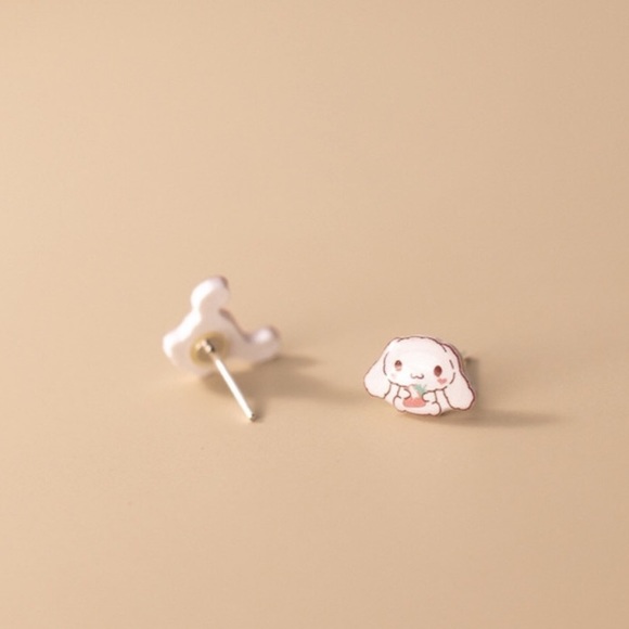Cinnamoroll Sterling Silver Earrings - Picture 2 of 6